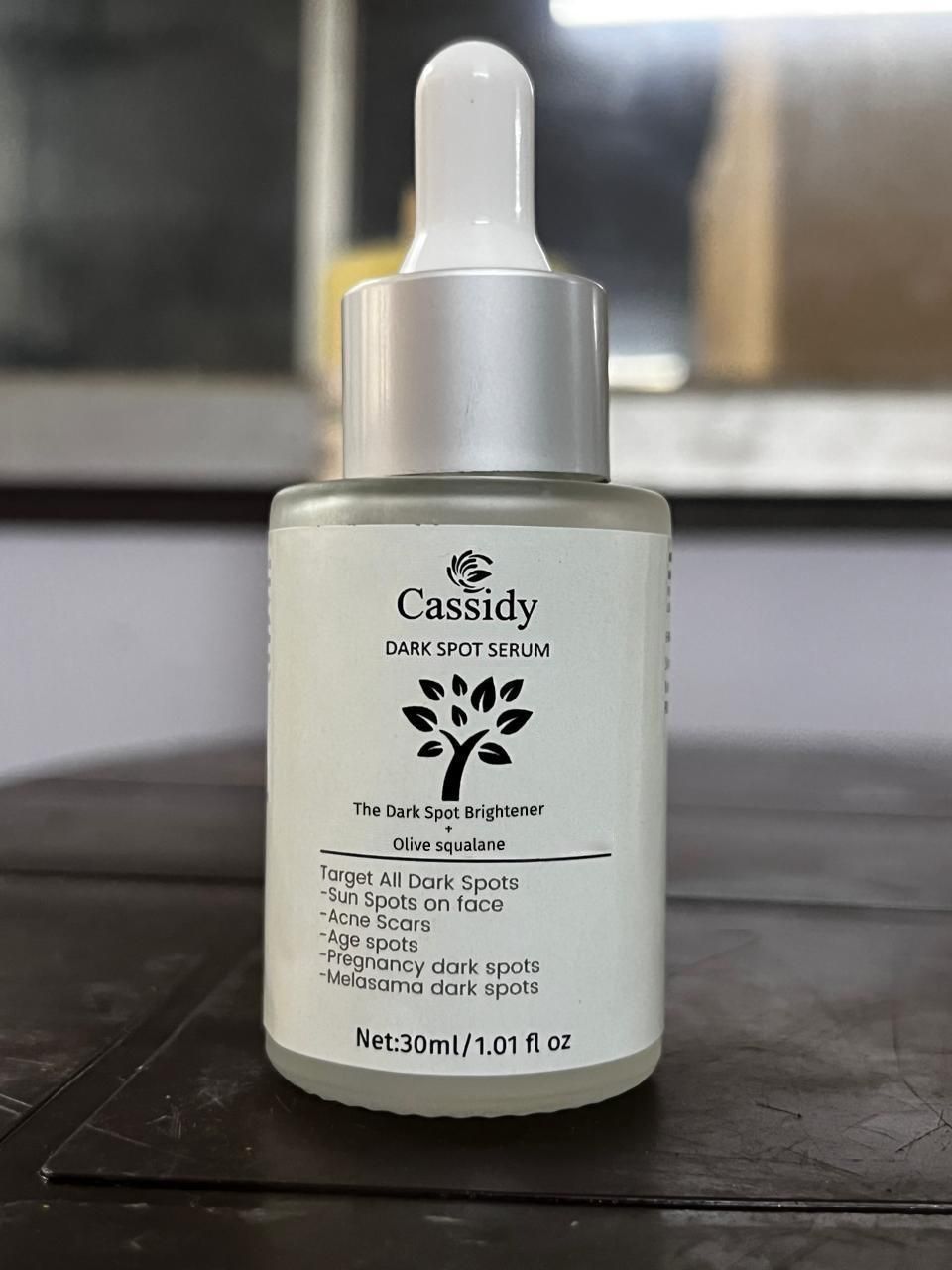 CASSIDY Dark Spot Serum Dark Spot Brightener and Olive Squalane Remove Acne Scars (Pack of 2)